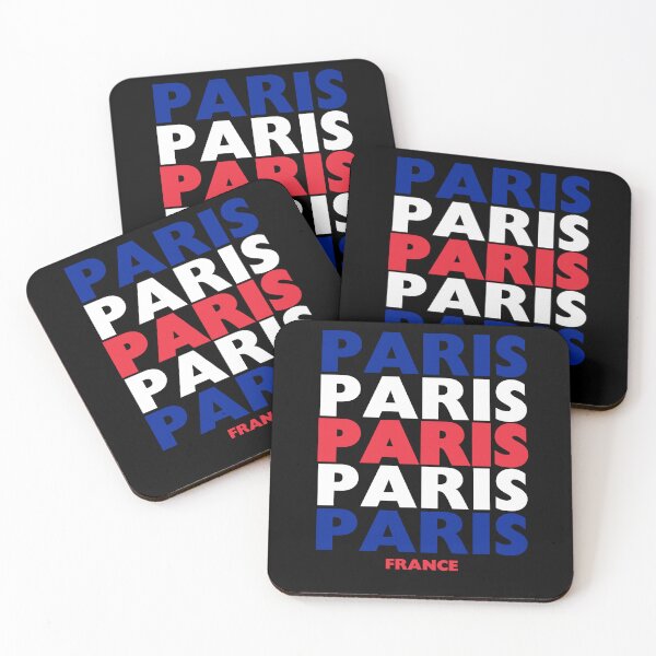 Item preview, Paris France Stacked Minimalist Design designed and sold by Nicholson Street Creative.