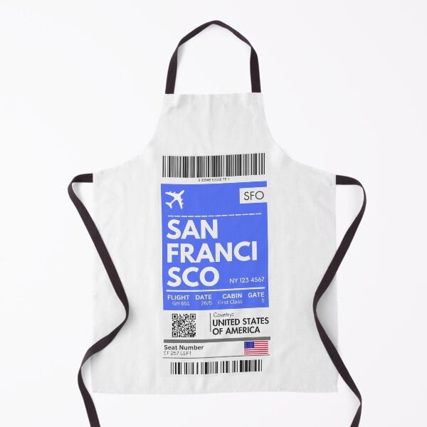Item preview, San francisco Airplane Boarding pass designed and sold by RoamInk.