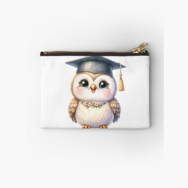 Item preview, Cute Brown Owl with Graduation Cap designed and sold by ImagineCorner.