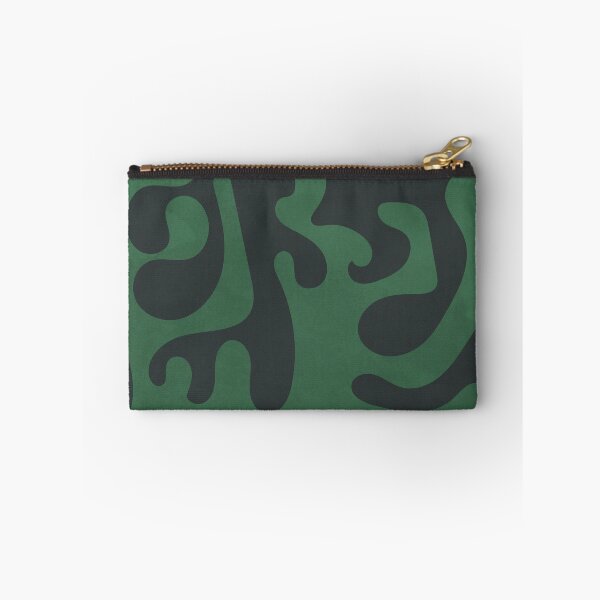 Item preview, Joyful Chaos Abstract Botanical, Dark Green designed and sold by technicolorable_art.