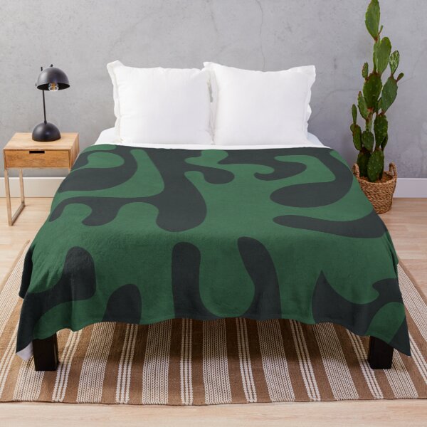Item preview, Joyful Chaos Abstract Botanical, Dark Green designed and sold by technicolorable_art.