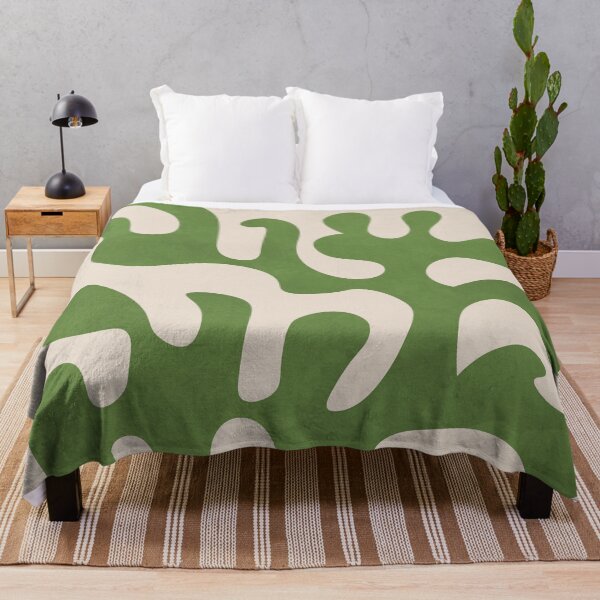 Item preview, Joyful Chaos Abstract Botanical, Light Green designed and sold by technicolorable_art.
