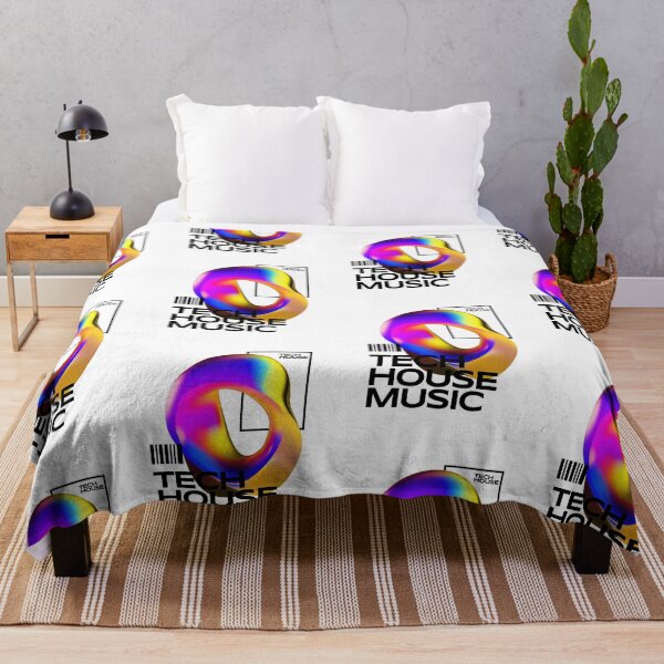Item preview, TECH HOUSE - Abstract Object Y2K (Black) designed and sold by Discothreadz.