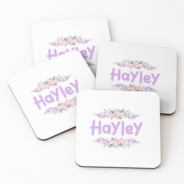 Item preview, Purple Flower Hayley Name Label  designed and sold by NormadWorld.