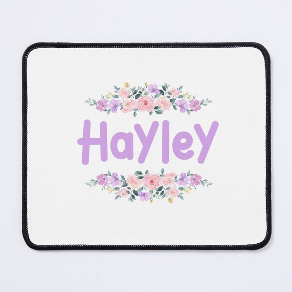 Item preview, Purple Flower Hayley Name Label designed and sold by NormadWorld.