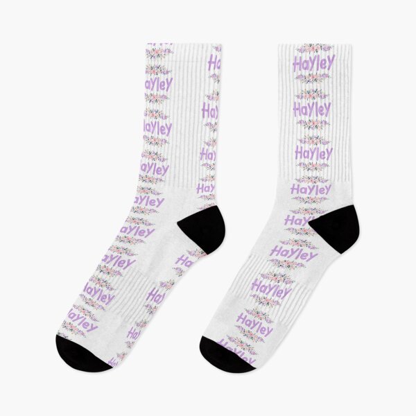 Item preview, Purple Flower Hayley Name Label  designed and sold by NormadWorld.