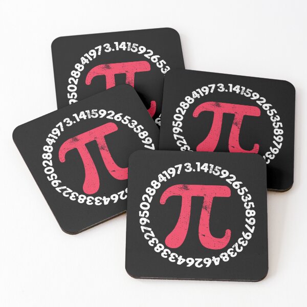 Item preview, Math Pi Symbol and 3.14 Digits Vintage Circle-shaped Design designed and sold by venomousvector.