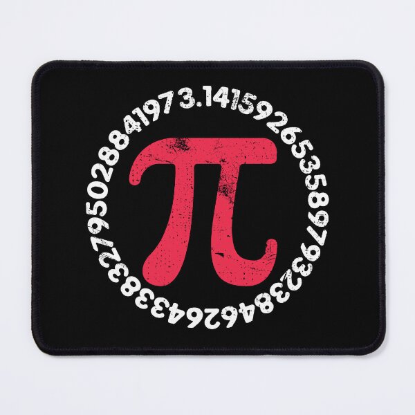 Item preview, Math Pi Symbol and 3.14 Digits Vintage Circle-shaped Design designed and sold by venomousvector.