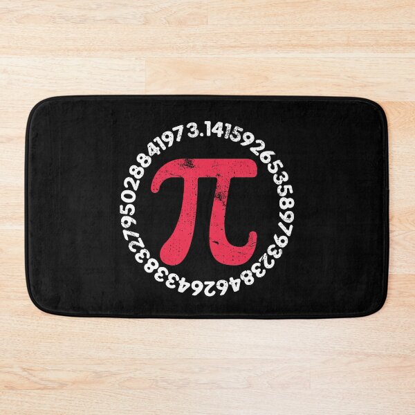 Item preview, Math Pi Symbol and 3.14 Digits Vintage Circle-shaped Design designed and sold by venomousvector.