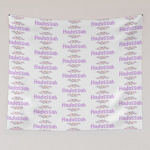 Item preview, Purple Flower Hadassah Name Label  designed and sold by NormadWorld.