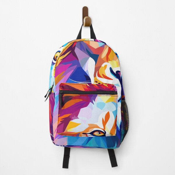 Item preview, Colorful Geometric Lion: Abstract Polygonal Art designed and sold by Amanda-S-Olsen.