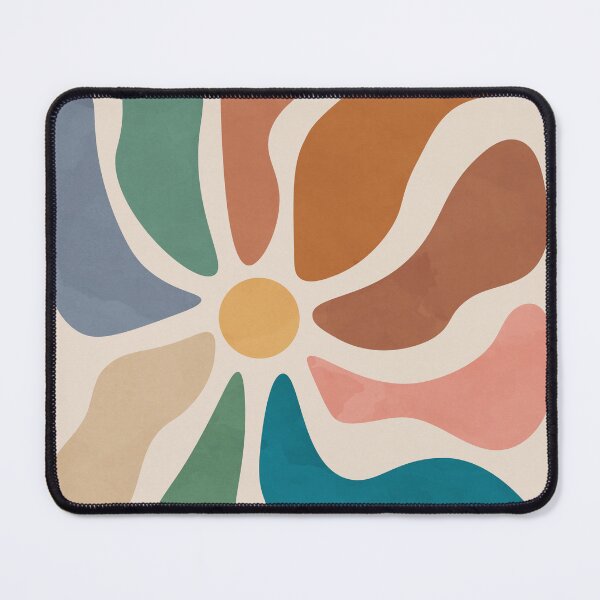 Item preview, Multicolor Flower, Abstract Botanical, Pastel Colors designed and sold by technicolorable_art.