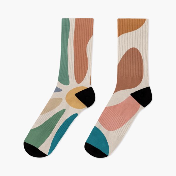 Item preview, Multicolor Flower, Abstract Botanical, Pastel Colors designed and sold by technicolorable_art.