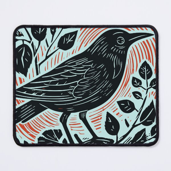 Item preview, Lino Cut Bird designed and sold by Texterns.