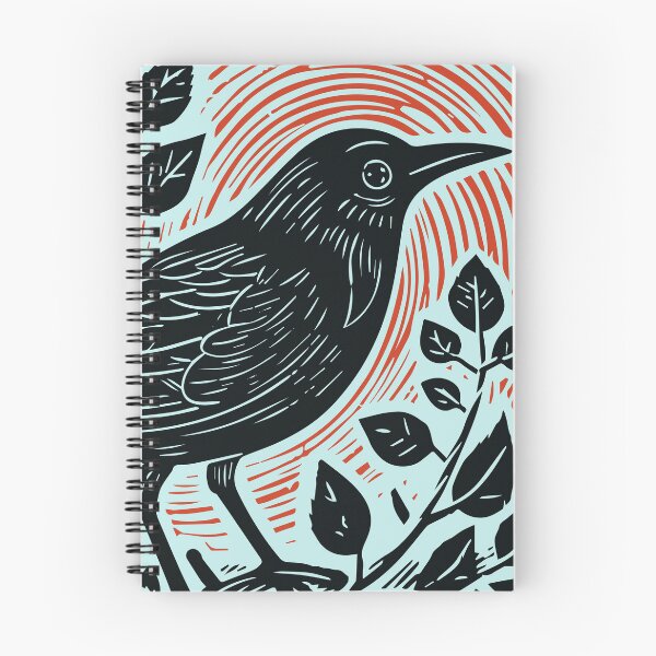 Item preview, Lino Cut Bird designed and sold by Texterns.