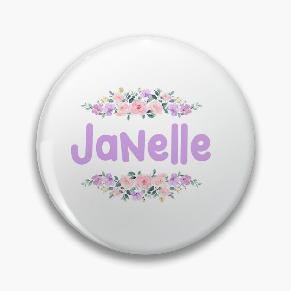 Item preview, Purple Flower Janelle Name Label designed and sold by NormadWorld.