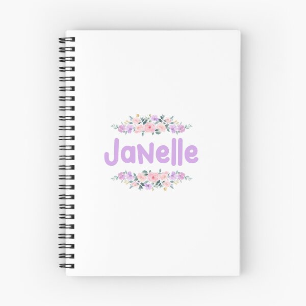 Item preview, Purple Flower Janelle Name Label designed and sold by NormadWorld.