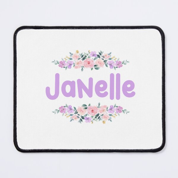 Item preview, Purple Flower Janelle Name Label designed and sold by NormadWorld.