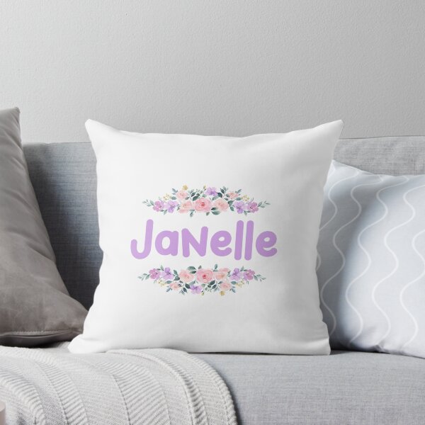 Item preview, Purple Flower Janelle Name Label designed and sold by NormadWorld.