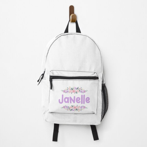 Item preview, Purple Flower Janelle Name Label designed and sold by NormadWorld.