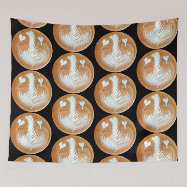 Item preview, Happy smiling face in the coffee froth designed and sold by jaynerushton.
