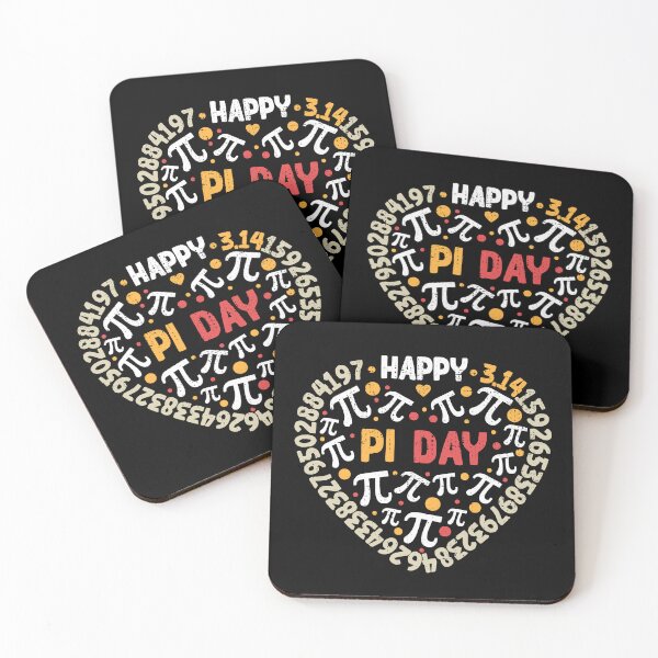 Item preview, "Happy Pi Day" funny quote - Mathematics3.14 Pi Symbol and Digits Heart Math Teachers designed and sold by venomousvector.