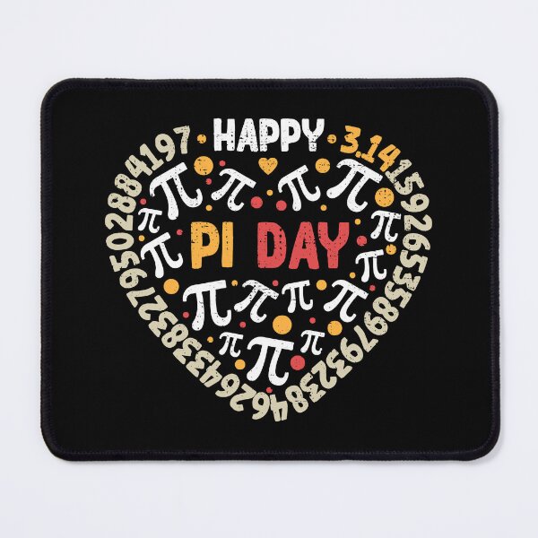 Item preview, "Happy Pi Day" funny quote - Mathematics3.14 Pi Symbol and Digits Heart Math Teachers designed and sold by venomousvector.