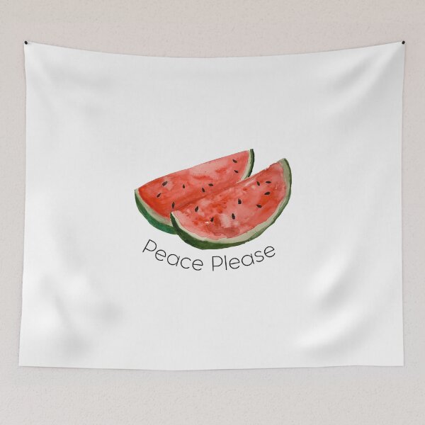 Item preview, Peace Please Funny Water Melon designed and sold by mkzmerch.