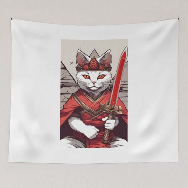 Item preview, Catana The Samurai Cat as Pharos designed and sold by Catana lover.