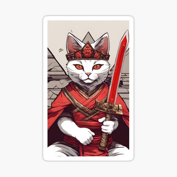 Item preview, Catana The Samurai Cat as Pharos designed and sold by Catana lover.