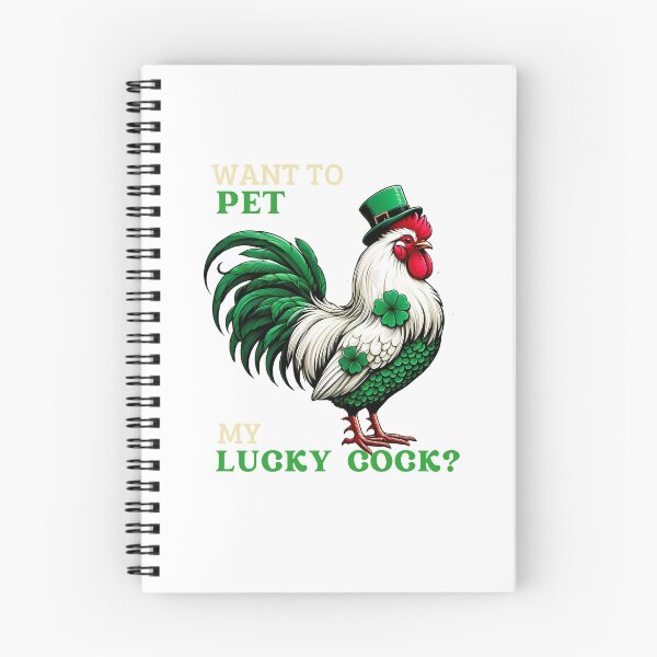 Item preview,  St Patrick's Day Want To Pet My Lucky Cock Funny Rooster  designed and sold by azaelbay7.