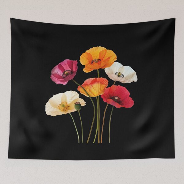 Item preview, Flowers - Poppies designed and sold by FlowersColorful.