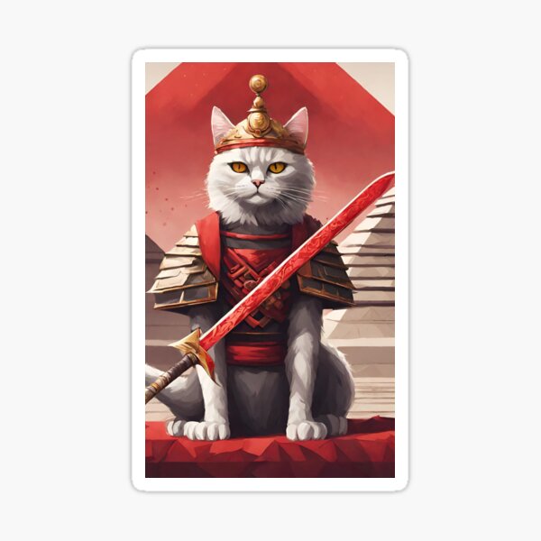 Item preview, Catana The Samurai Cat king Catana Redefined Catana NInja Cyberpunk Samurai Catana Samurai Mask  designed and sold by Catana lover.