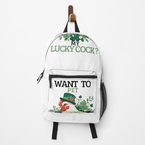 Item preview, St Patrick's Day Want To Pet My Lucky Cock Funny Rooster  designed and sold by azaelbay7.