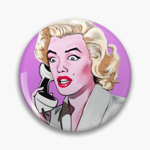 Item preview, Marilyn Monroe on the phone, shocking news designed and sold by Rz-Fz.