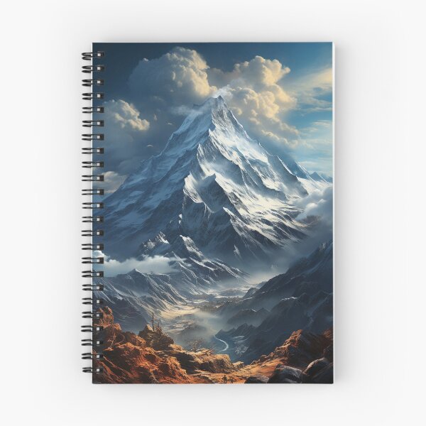 Item preview, Majestic high mountain view designed and sold by MiraCleAI.