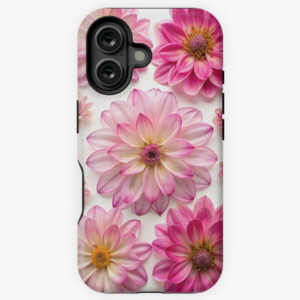 Item preview, Pink Dahlia Flowers Photo Texture designed and sold by patterncrow.
