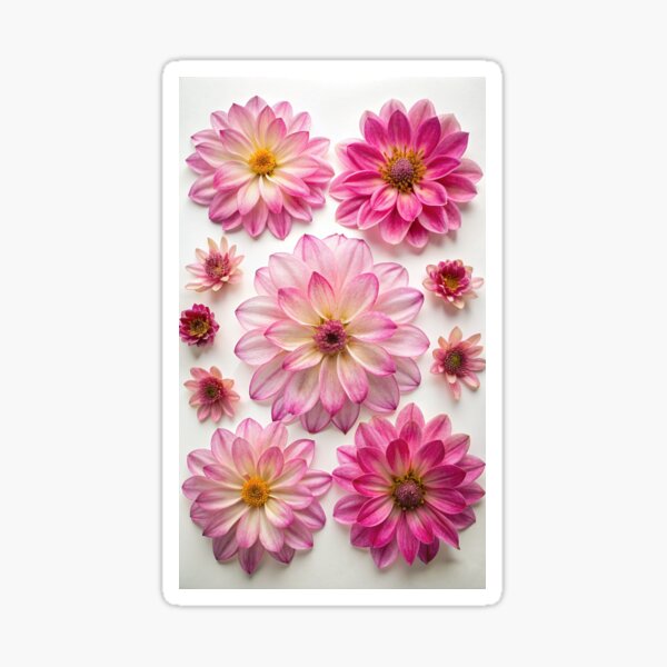 Item preview, Pink Dahlia Flowers Photo Texture designed and sold by patterncrow.