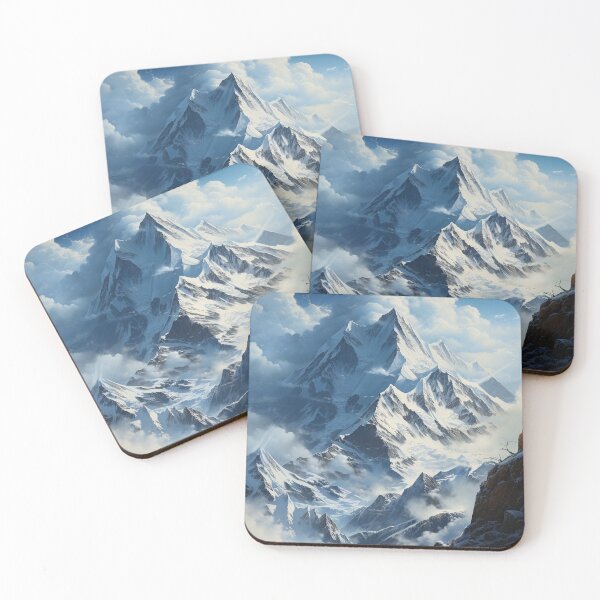 Item preview, Majestic high mountain view designed and sold by MiraCleAI.