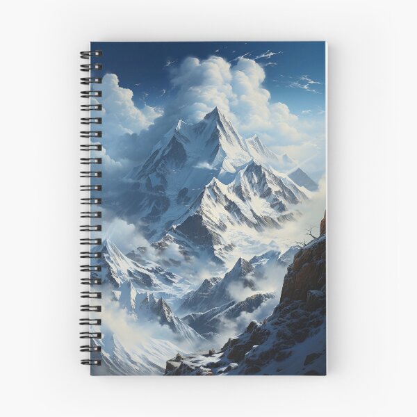 Item preview, Majestic high mountain view designed and sold by MiraCleAI.