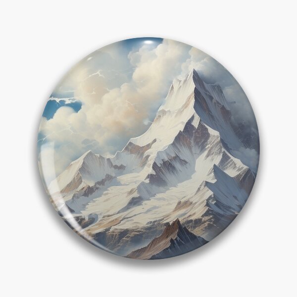 Item preview, Majestic high mountain view designed and sold by MiraCleAI.