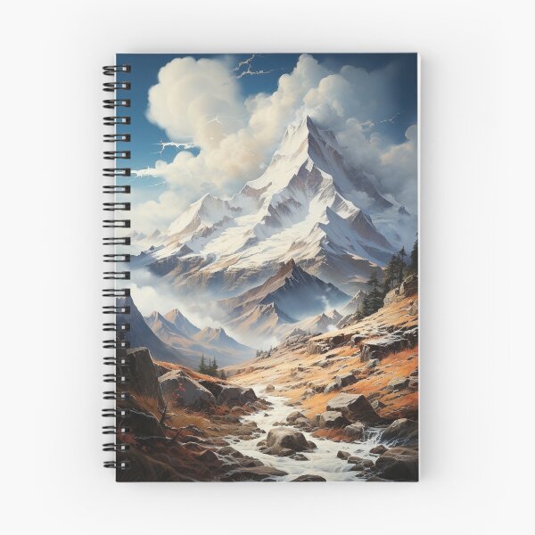 Item preview, Majestic high mountain view designed and sold by MiraCleAI.