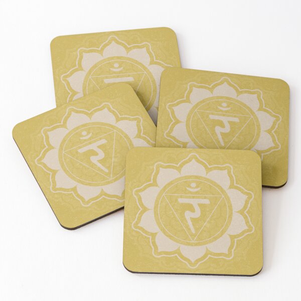Item preview, Solar Plexus Chakra Mandala - Saffron + Dove designed and sold by Irene Estelle.
