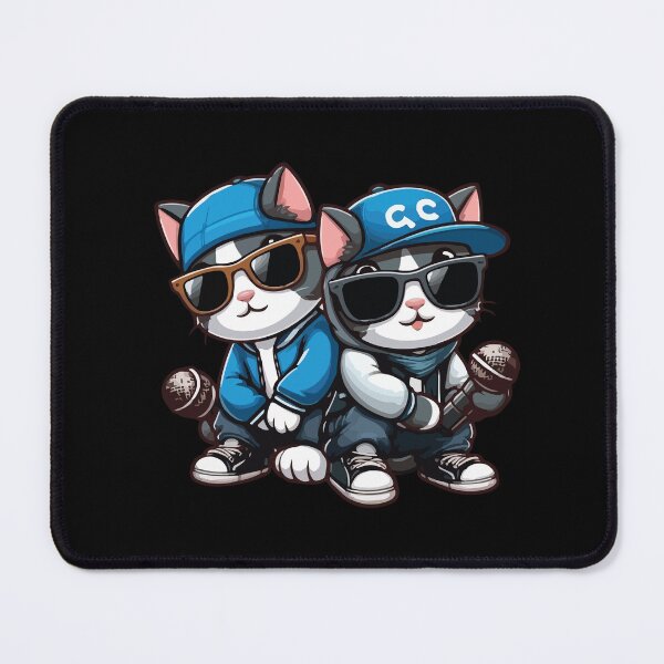 Item preview, Duo Rapper Cat So Cool designed and sold by SOMI SOMI.