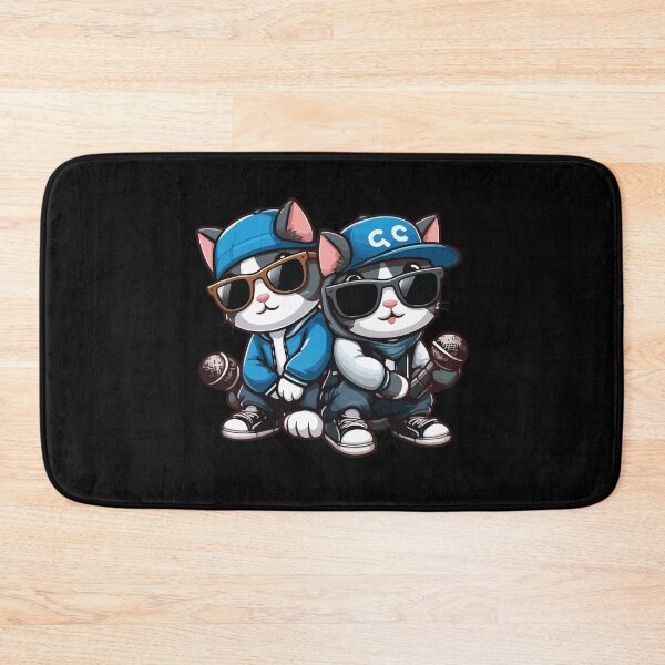 Item preview, Duo Rapper Cat So Cool designed and sold by SOMI SOMI.