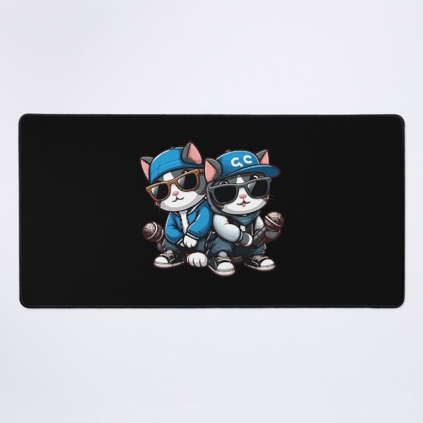Item preview, Duo Rapper Cat So Cool designed and sold by SOMI SOMI.