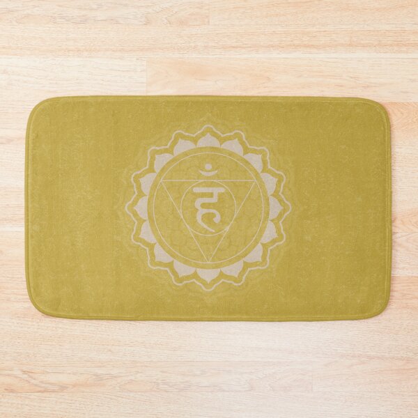 Item preview, Throat Chakra Mandala - Saffron + Dove designed and sold by Irene Estelle.