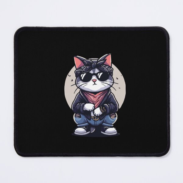 Item preview, Cat Rapper Sit Cool designed and sold by SOMI SOMI.
