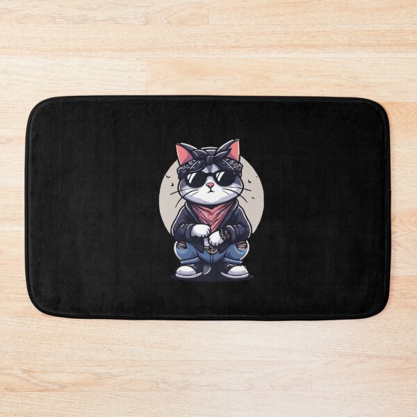 Item preview, Cat Rapper Sit Cool designed and sold by SOMI SOMI.