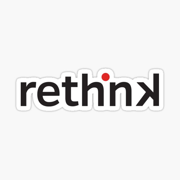 Rethink Sticker